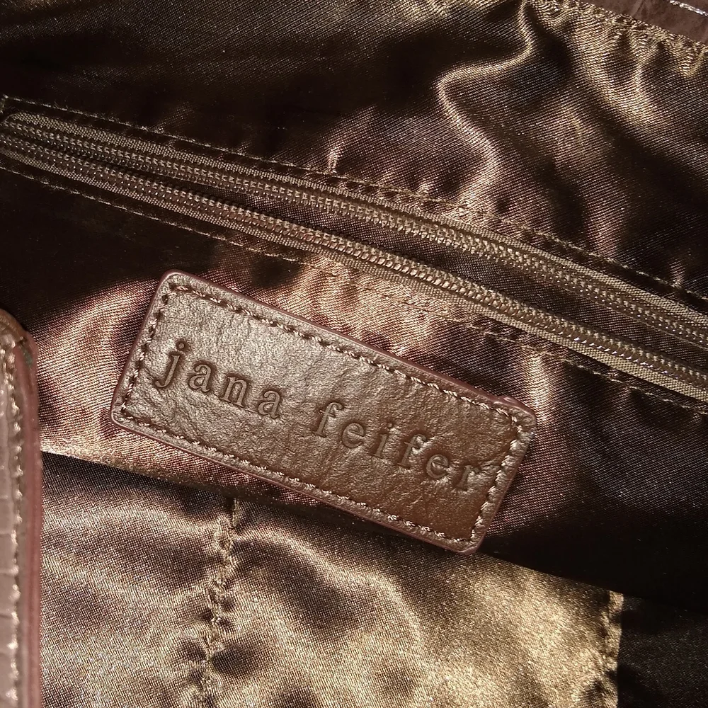 Jana Feifer brown tote bag